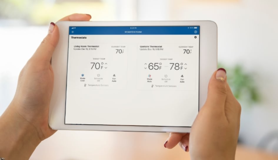 Thermostat control in Savannah